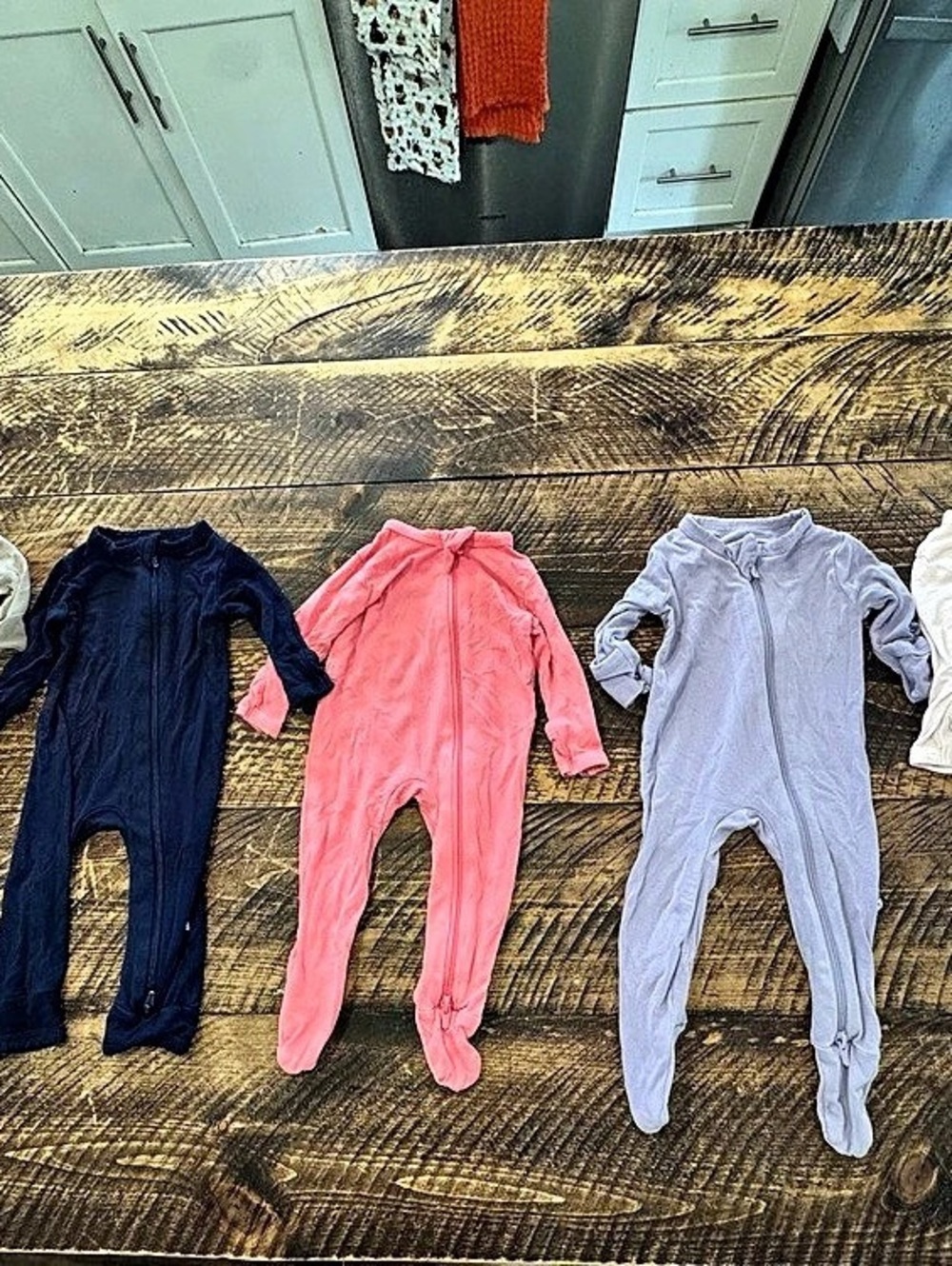 Kyte BABY Bamboo Zippered Footie Kids Footed One-Piece newborn lot